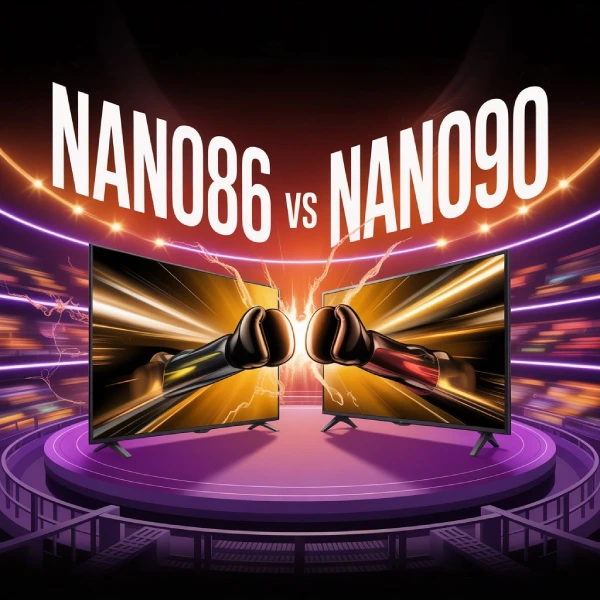 مقایسه تلویزیون ال جی 45اینچ NANO86 و NANO90