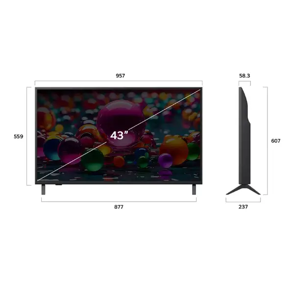 تلویزیون 43 اینچ ال جی مدل 43UA85006